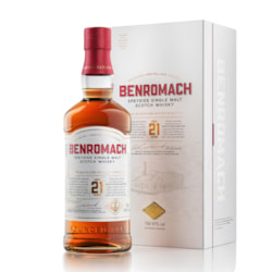 ვისკი Benromach Speyside Single Malt Scotch 21 Y.O. (ყუთით) 43% - 0.7ლ