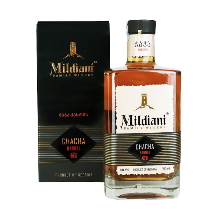 Chacha Mildiani Barrel (With Box) 43% - 0.7L