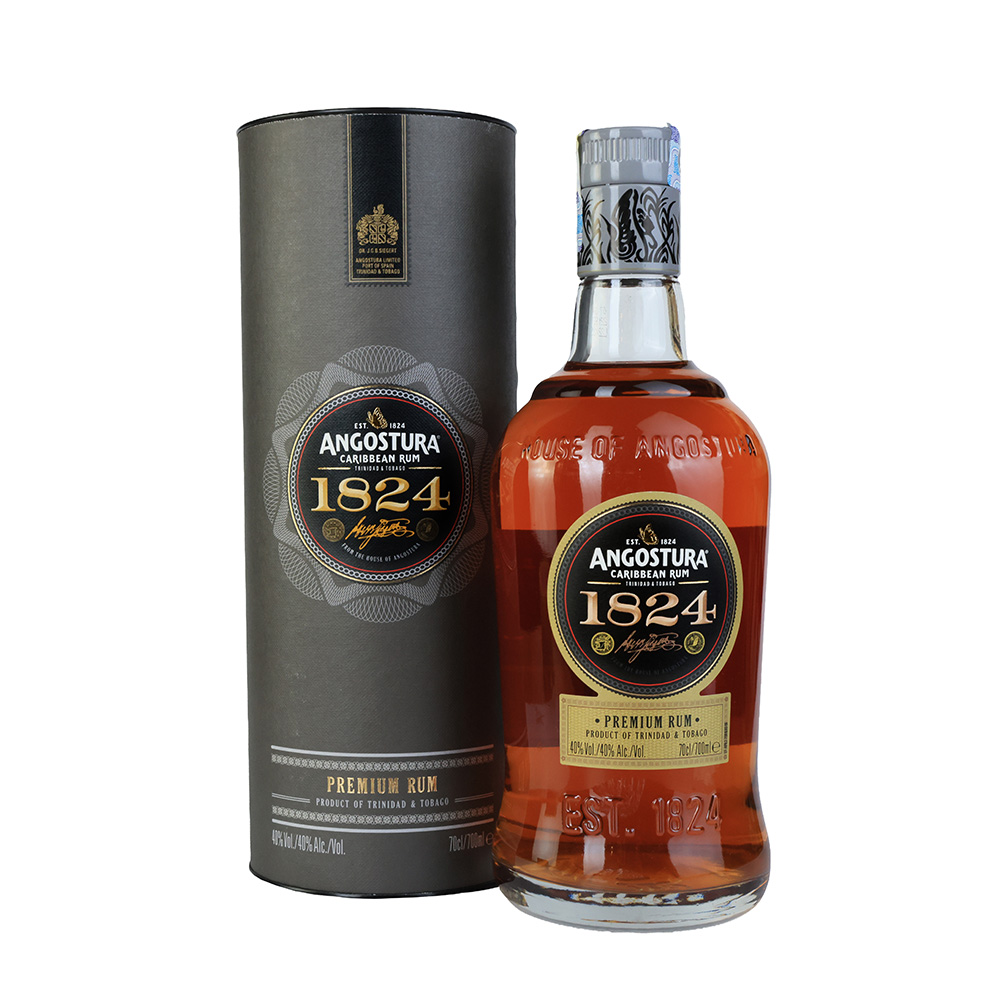 რომი Angostura 1824 Caribbean 12 Y.O. (ყუთით) 40% - 0.7ლ