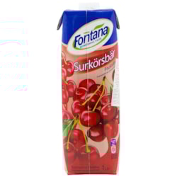 ნატურალური წვენი Fontana ალუბალი - 1.0ლ