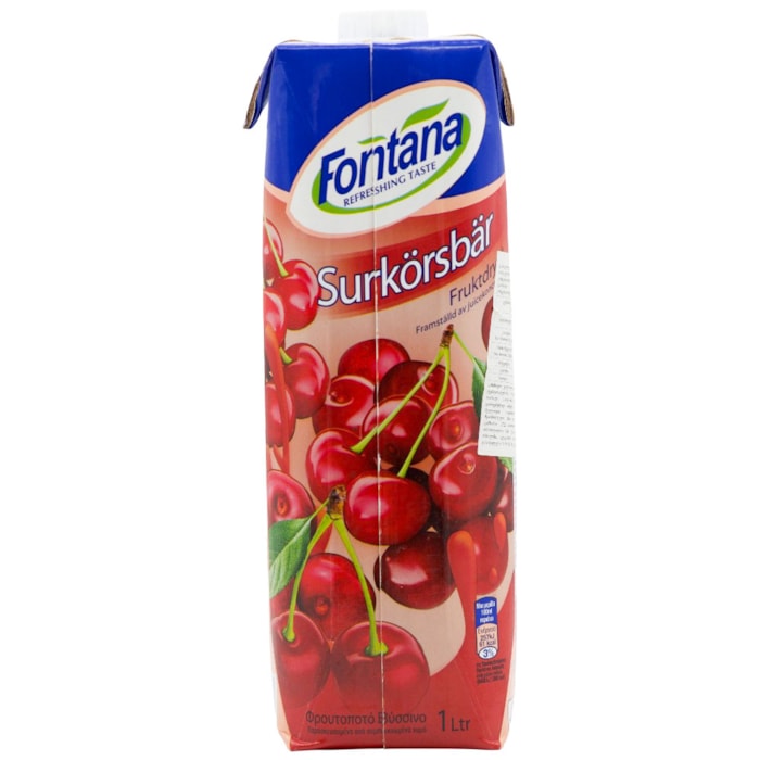 ნატურალური წვენი Fontana ალუბალი - 1.0ლ