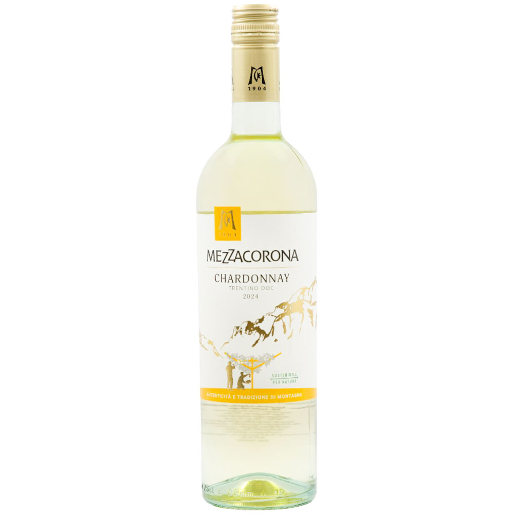 ღვინო Chardonnay Mezzacorona 12.5% - 0.75ლ