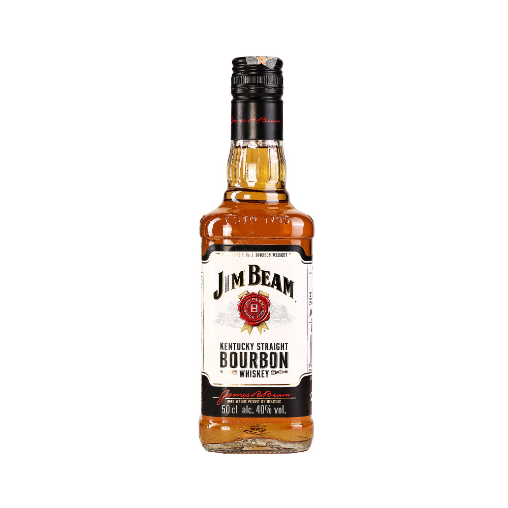 ბურბონი Jim Beam White 4 Y.O. 40% - 0.5ლ