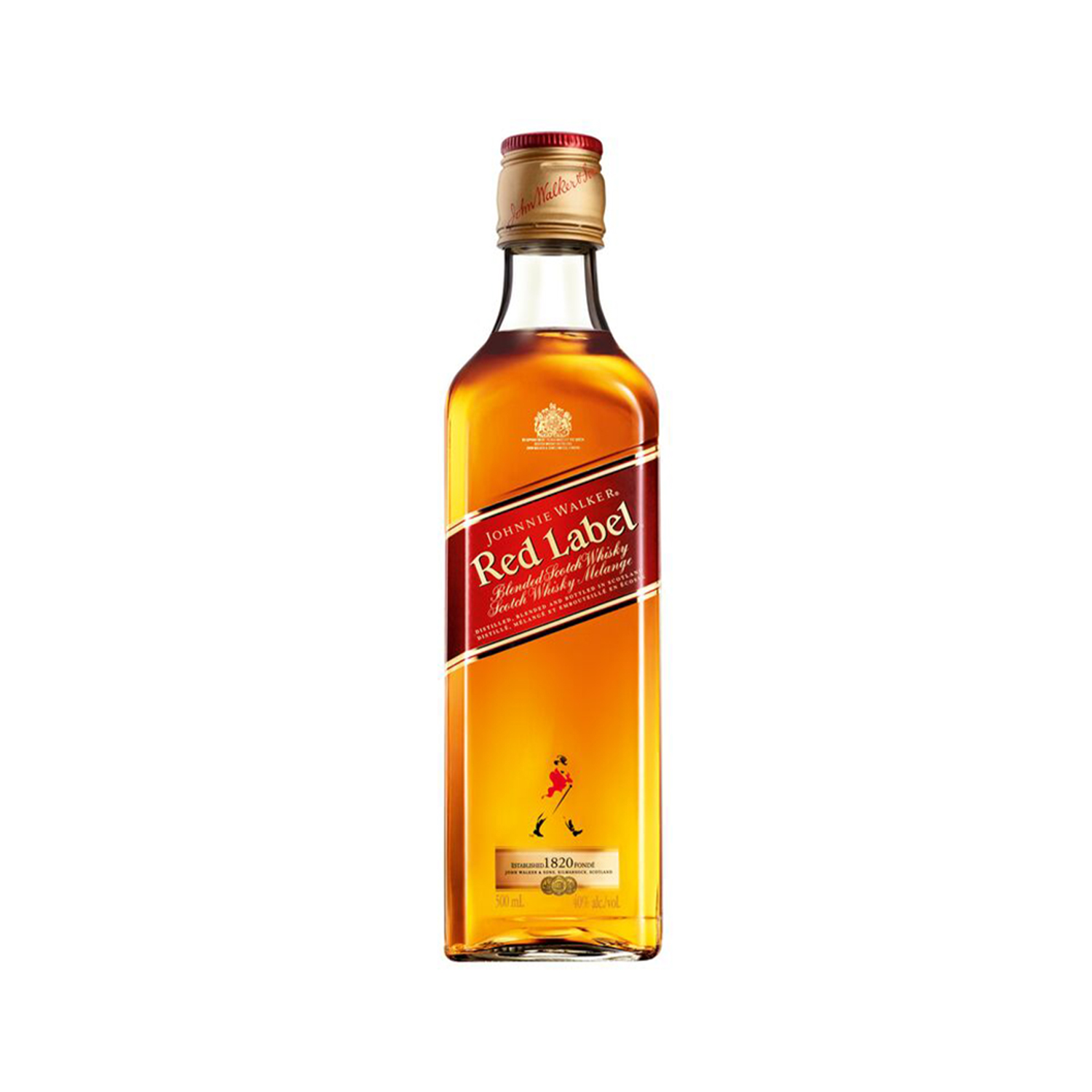 ვისკი Johnnie Walker Red Label 4 Y.O. 40% - 0.5ლ