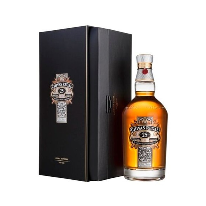 ვისკი Chivas Regal Blended Scotch 25 Y.O. (ყუთით) 40% - 0.7ლ