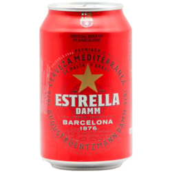 ლუდი Estrella Damm (ქილა) 5.4% - 0.33ლ