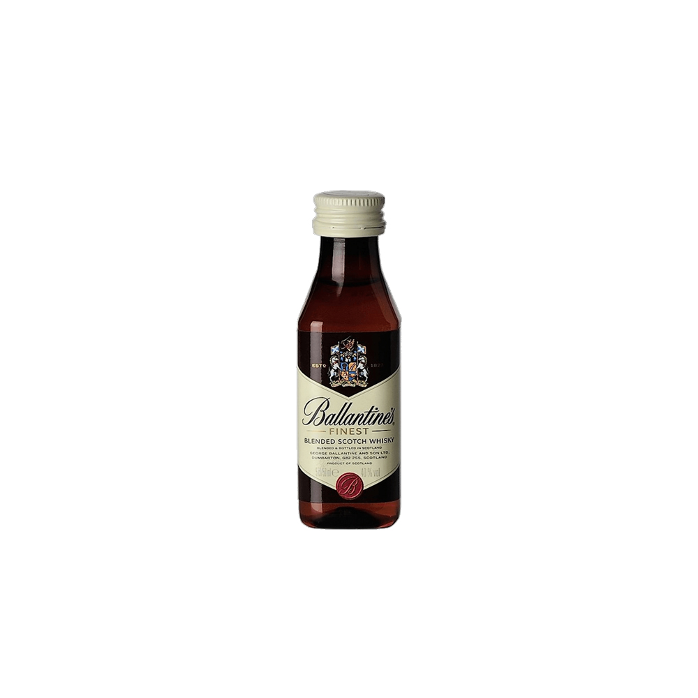 ვისკი Ballantines Finest Blended Scotch 40% - 0.05ლ