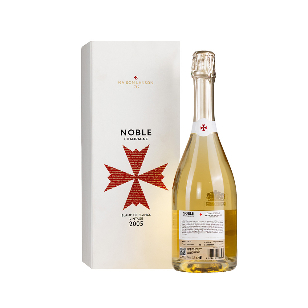 Champagne Lanson Noble Cuvée Blanc de Blancs (With Box) 13% - 0.75L