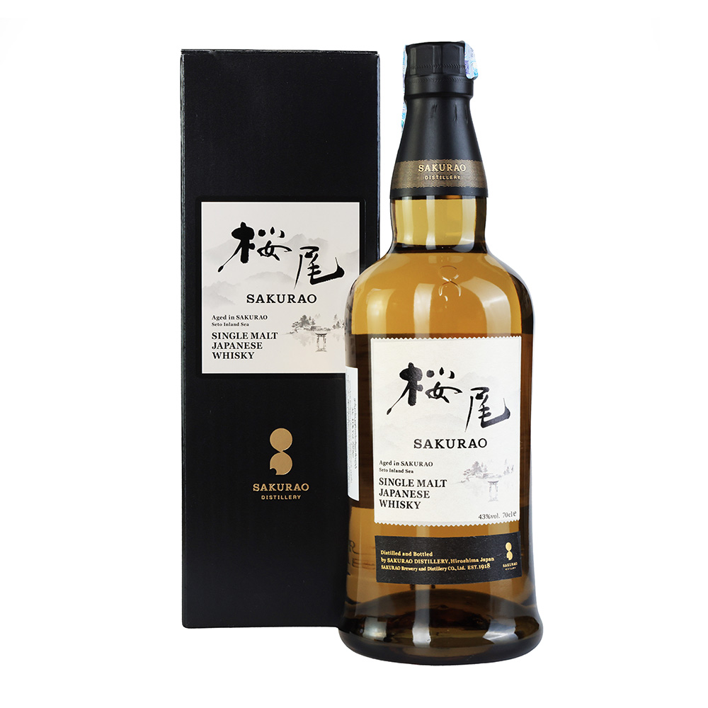 ვისკი Sakurao Single Malt (ყუთით) 43% - 0.7ლ