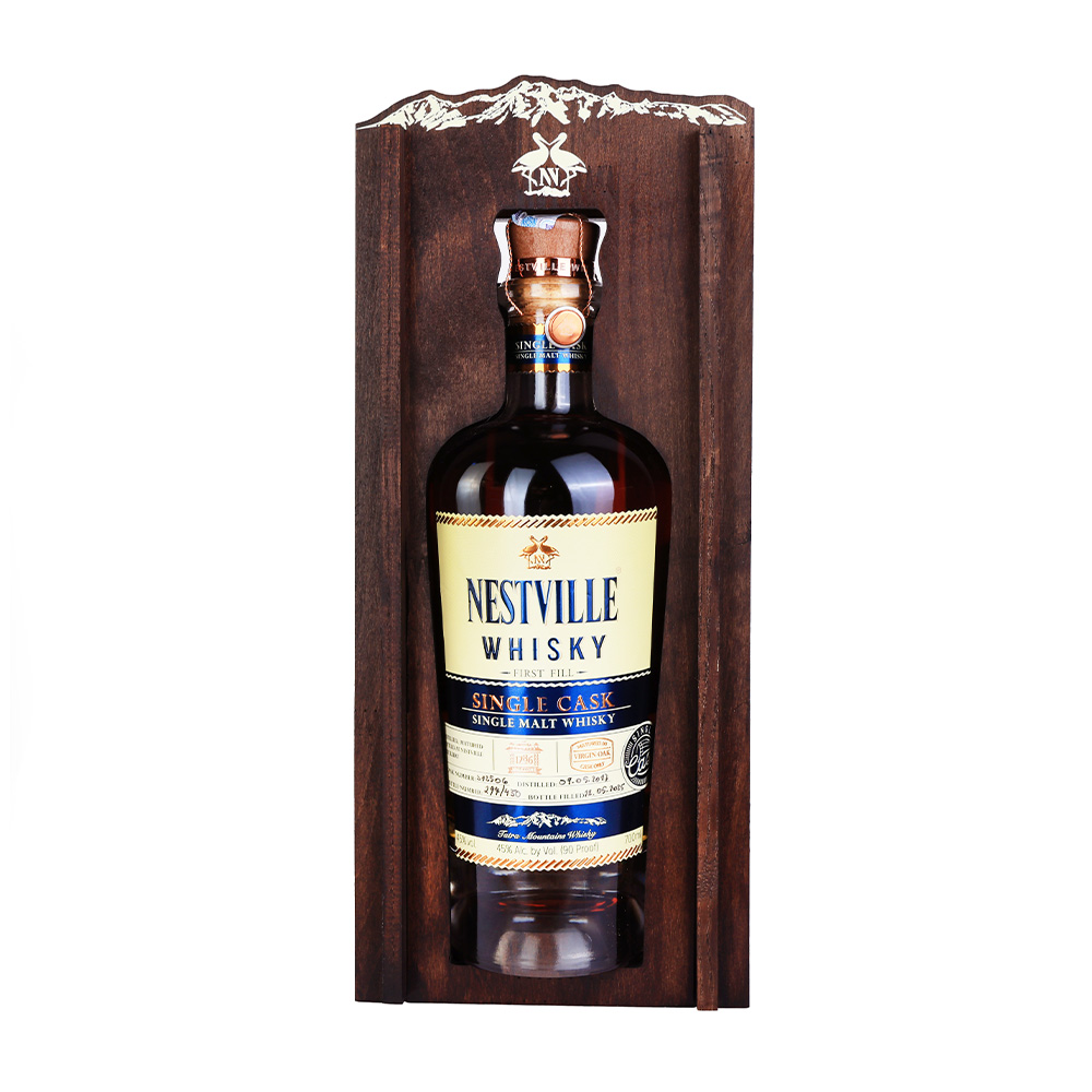 ვისკი Nestville Single Cask Single Malt (ყუთით) 45% - 0.7ლ