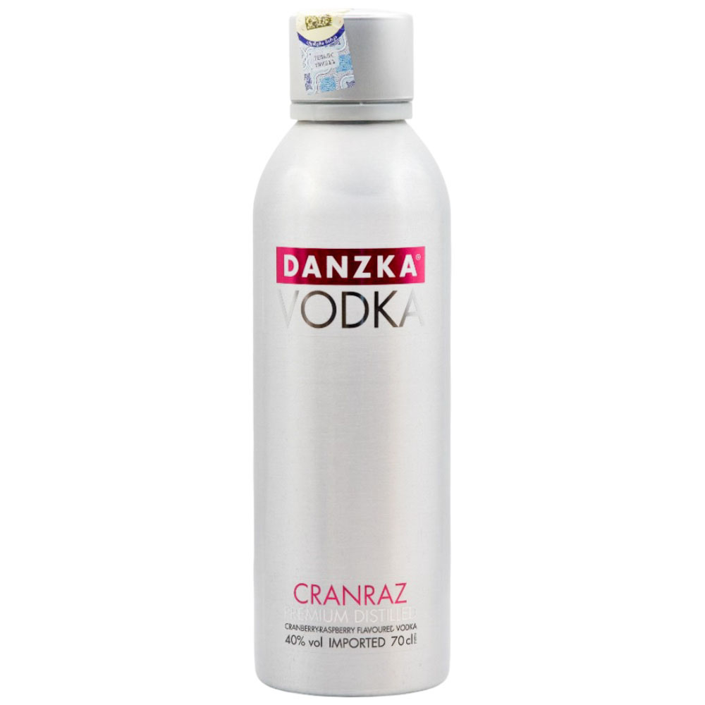 არაყი Danzka Cranberry+Raspberry 40% - 0.7ლ
