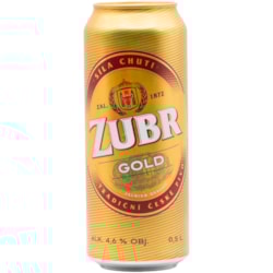 ლუდი Zubr Gold (ქილა) 4.6% - 0.5ლ