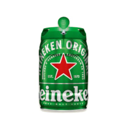 ლუდი Heineken კეგი წვეულებისთვის 5% - 5.0ლ