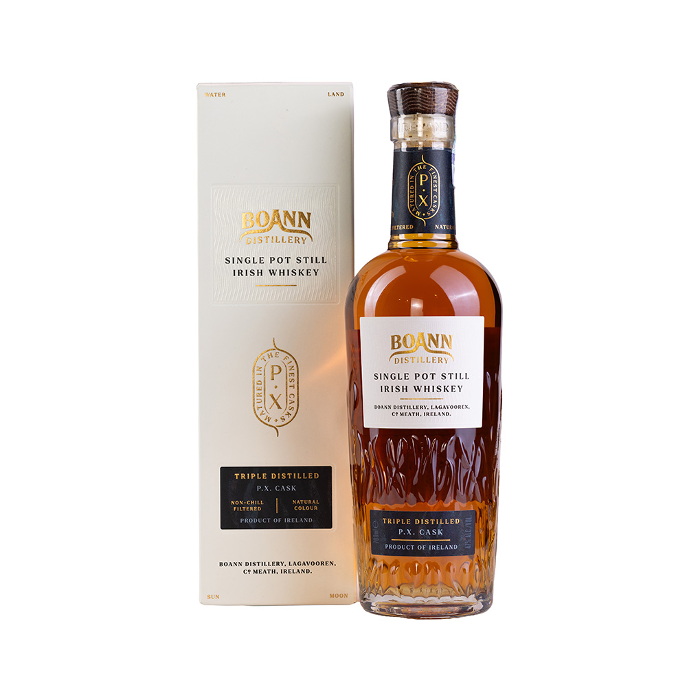 ვისკი Boann Distillery Single Pot Still P.X. Cask (ყუთით) 47% - 0.7ლ
