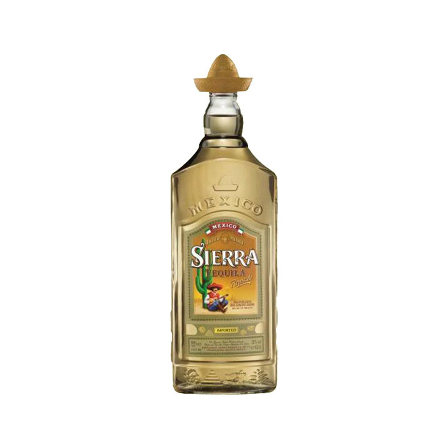 Tequila Sierra Reposado Gold 38% - 1.0L