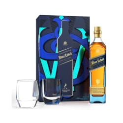 Whisky Johnnie Walker Blue Label 40% (+2Glasses) - 0.7L