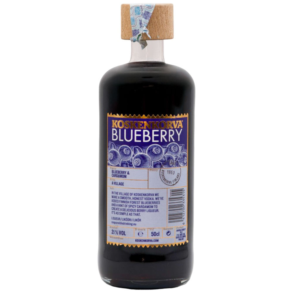 არაყი Koskenkorva Blueberry & Cardamom 21% - 0.5ლ