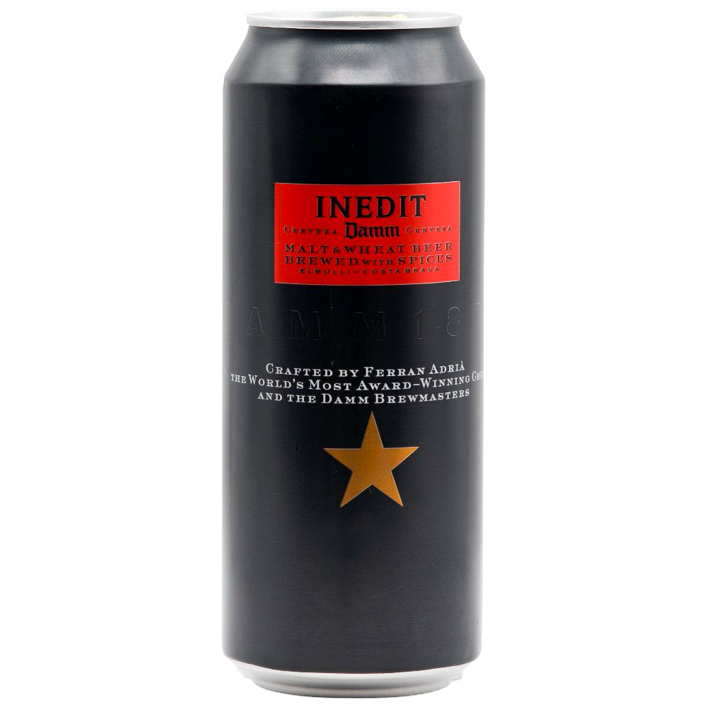 ლუდი Inedit (ქილა) 4.8% - 0.5ლ