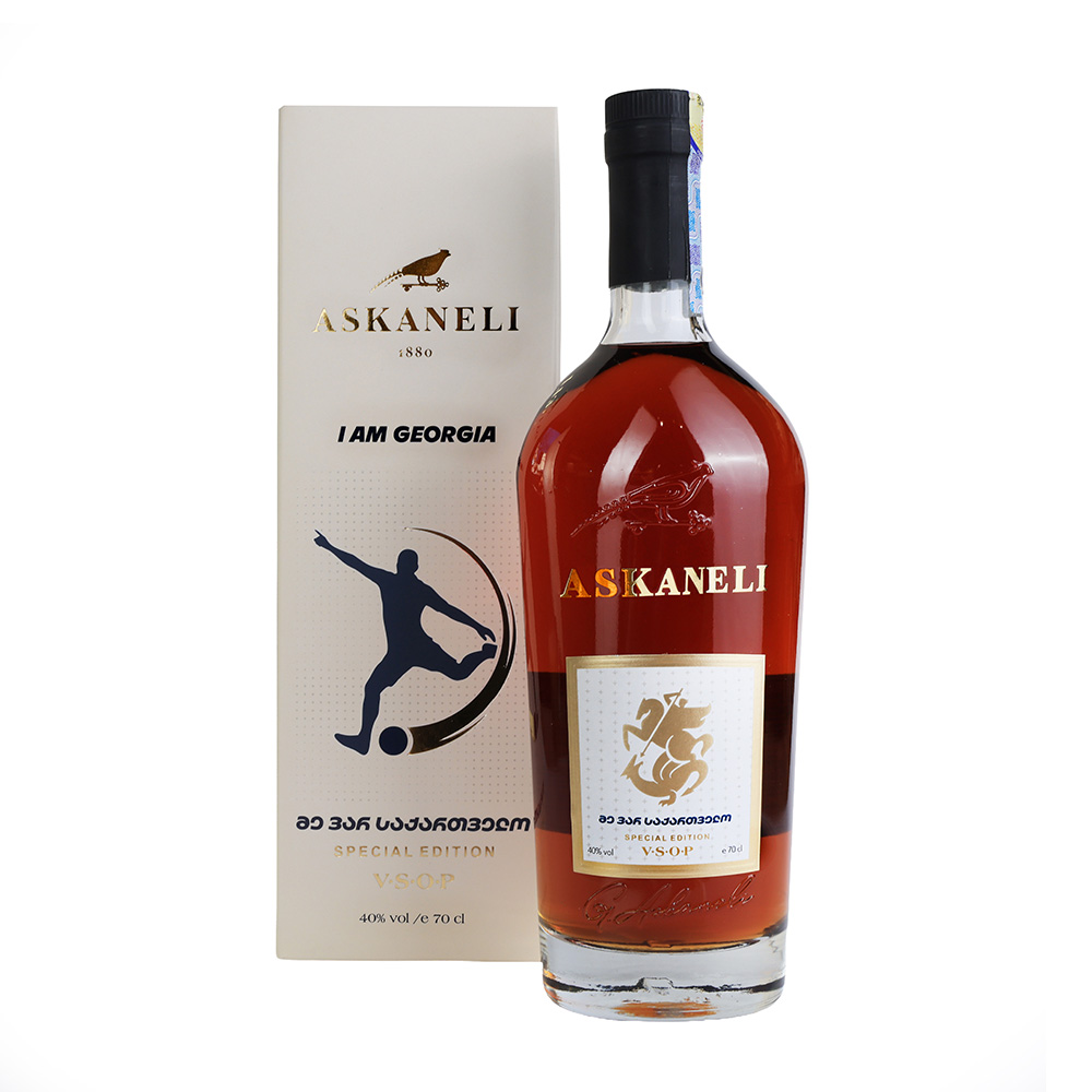 ბრენდი ასკანელი I am Georgia V.S.O.P. (ყუთით) 40% - 0.7ლ