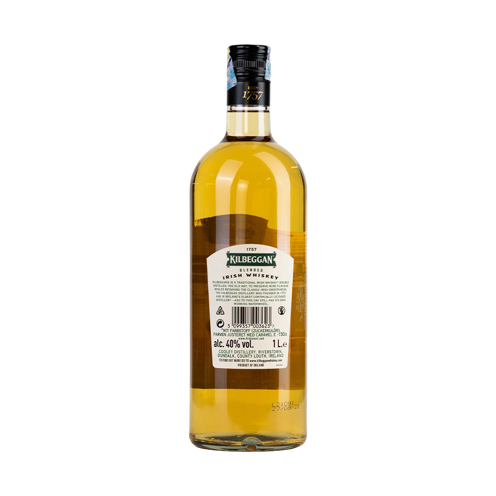 ვისკი Kilbeggan Irish Blended Malt 3 Y.O. 40% - 1.0ლ
