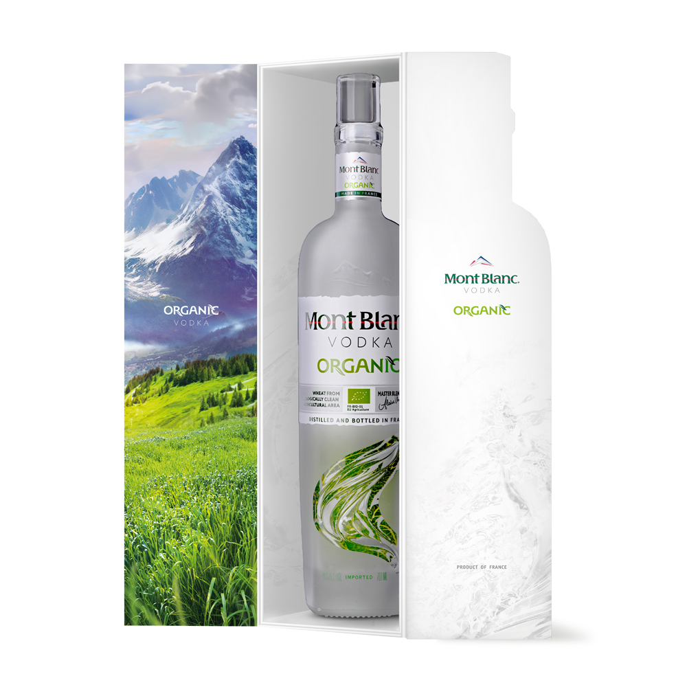არაყი Mont Blanc ორგანიკ (ყუთით) 40% - 0.7ლ