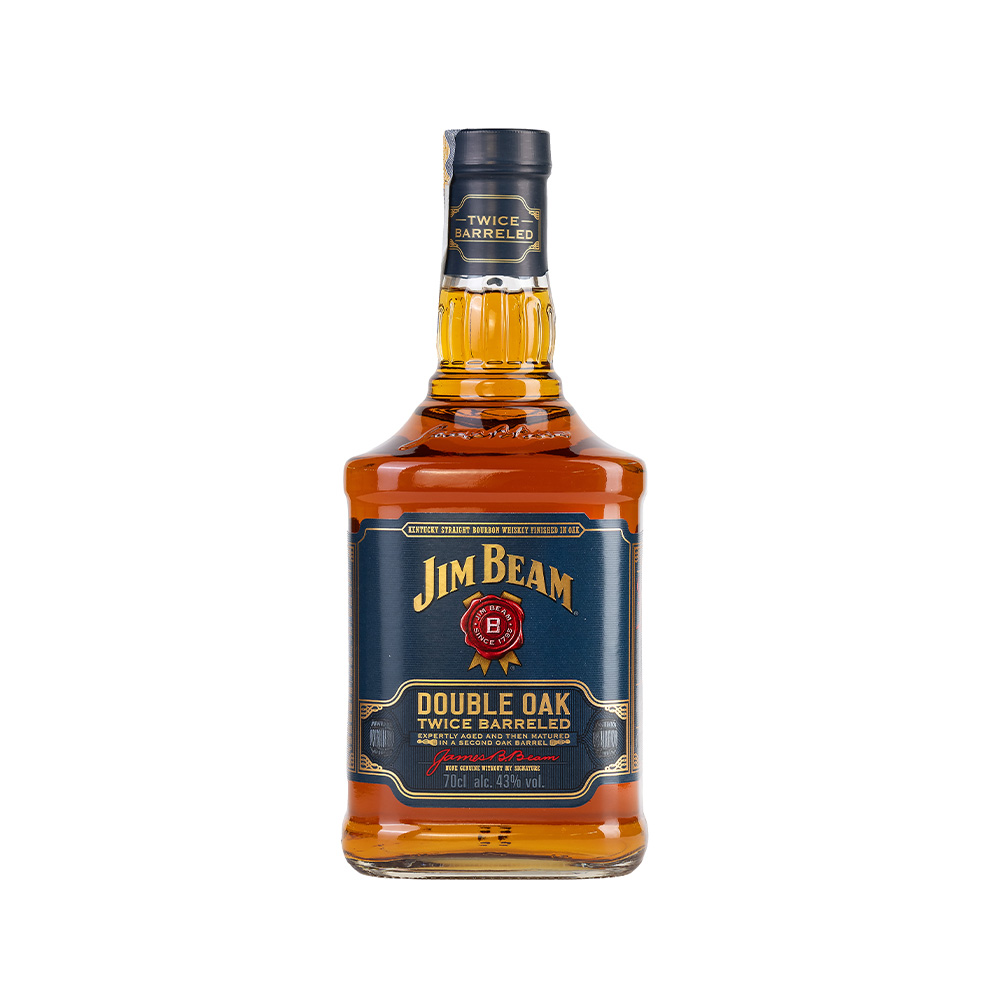ბურბონი Jim Beam Double Oak 4 Y.O. 43% - 0.7ლ