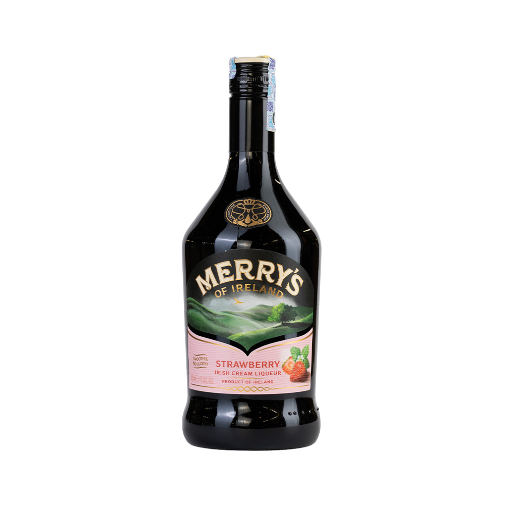 ლიქიორი Merrys Strawberry Irish Cream 17% - 0.7ლ