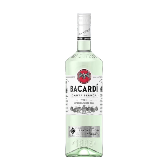 Rum Bacardi Carta Blanca White 40% - 1.0L
