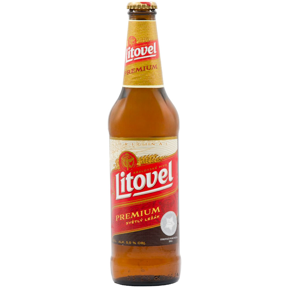 ლუდი Litovel Premium (შუშა) 5.0% - 0.5ლ