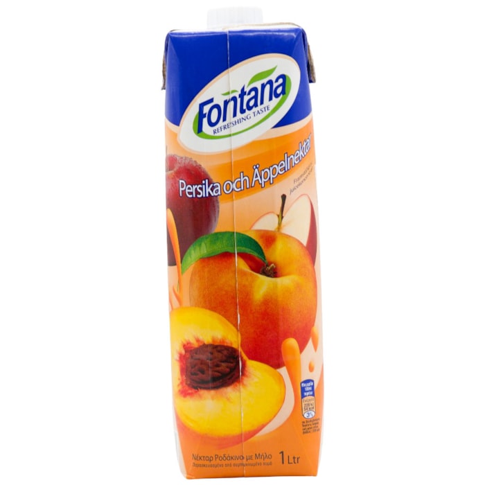 ნატურალური წვენი Fontana ატამი - 1.0ლ