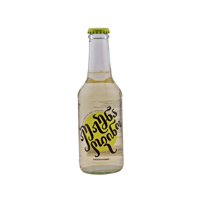 Sparkling Wine White Dry Zhuzhuna 11.6% - 0.25L