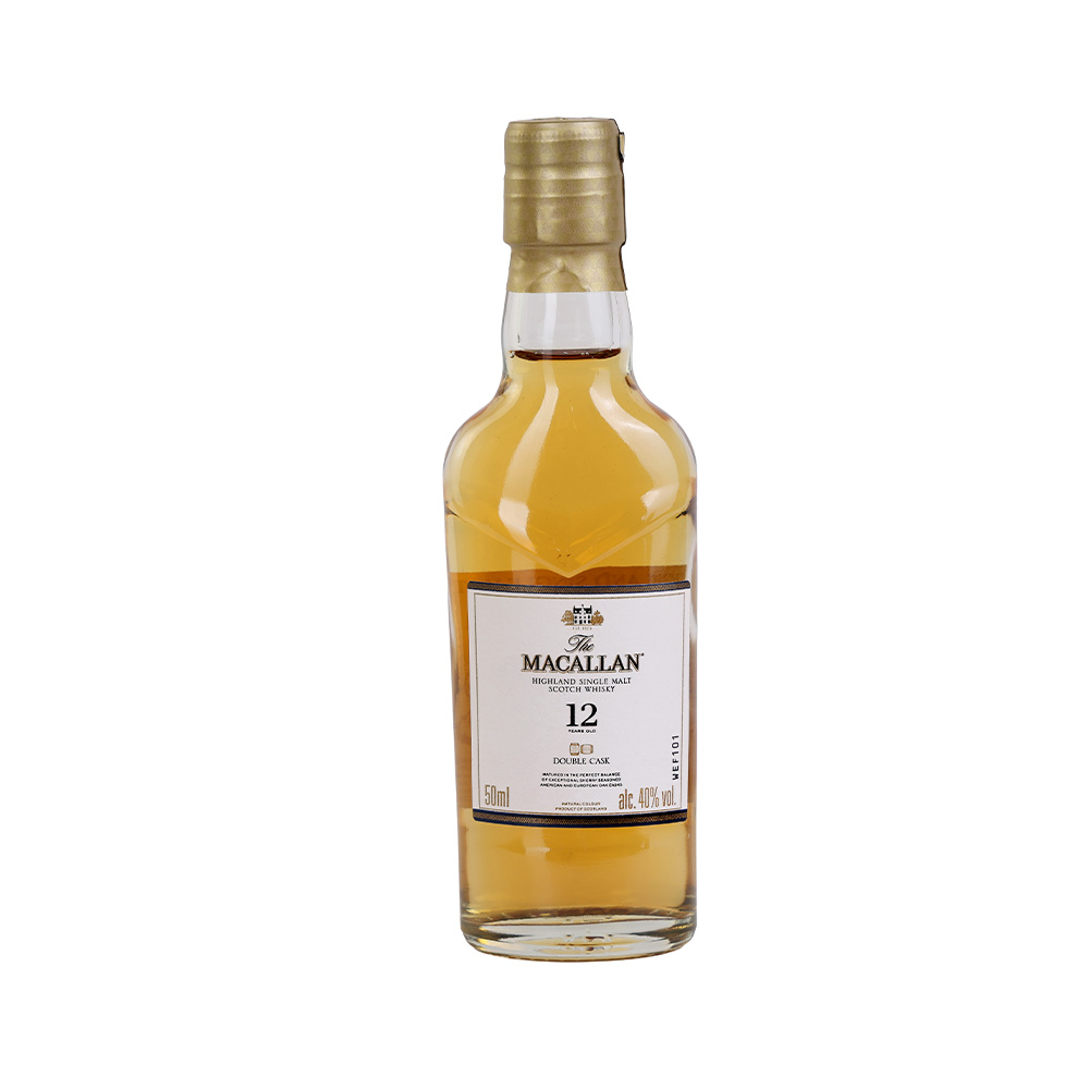 ვისკი The Macallan 12 Y.O. Double Cask 40% - 0.05ლ