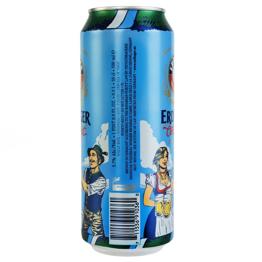 ლუდი Erdinger Octoberfest (ქილა) 5.7% - 0.5ლ