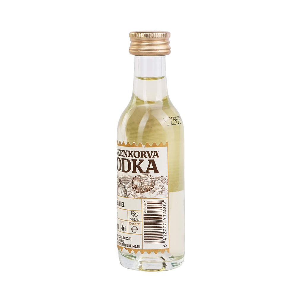 Vodka Koskenkorva Sauna Barrel 37.5% - 0.04L