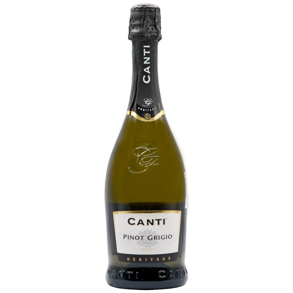 შუშხუნა ღვინო Pino Grigio Brut Vino Spumante Canti 11.5% - 0.75ლ